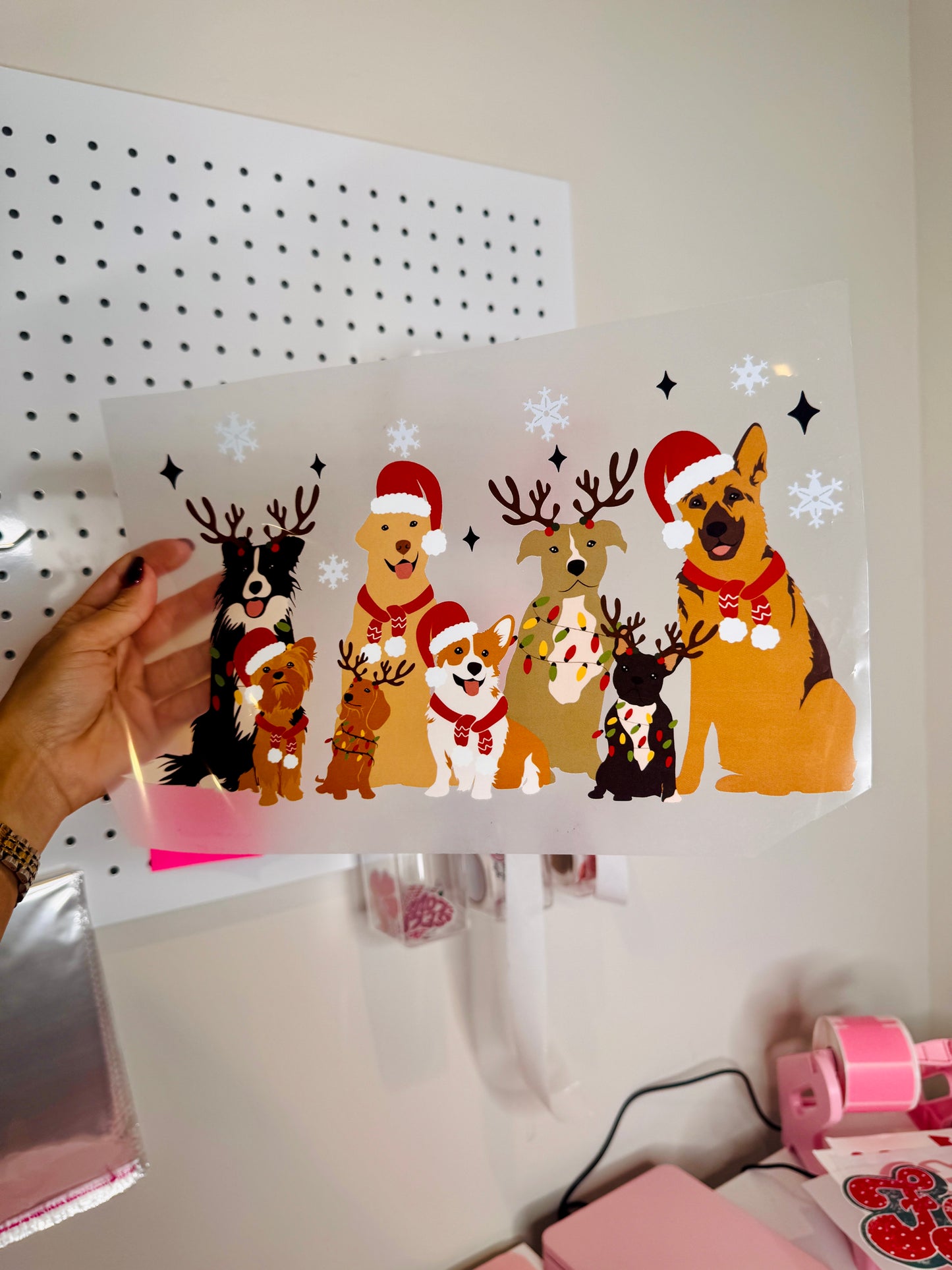 Dog Christmas - Clear Film