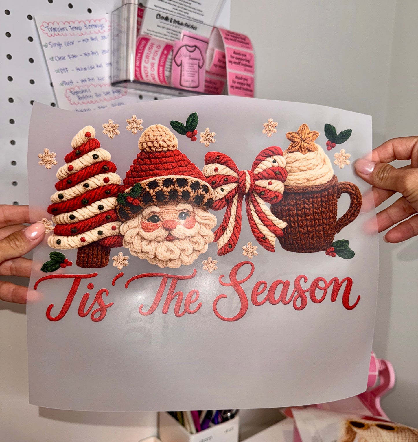 Tis’ The Season Faux Yarn - DTF 11”