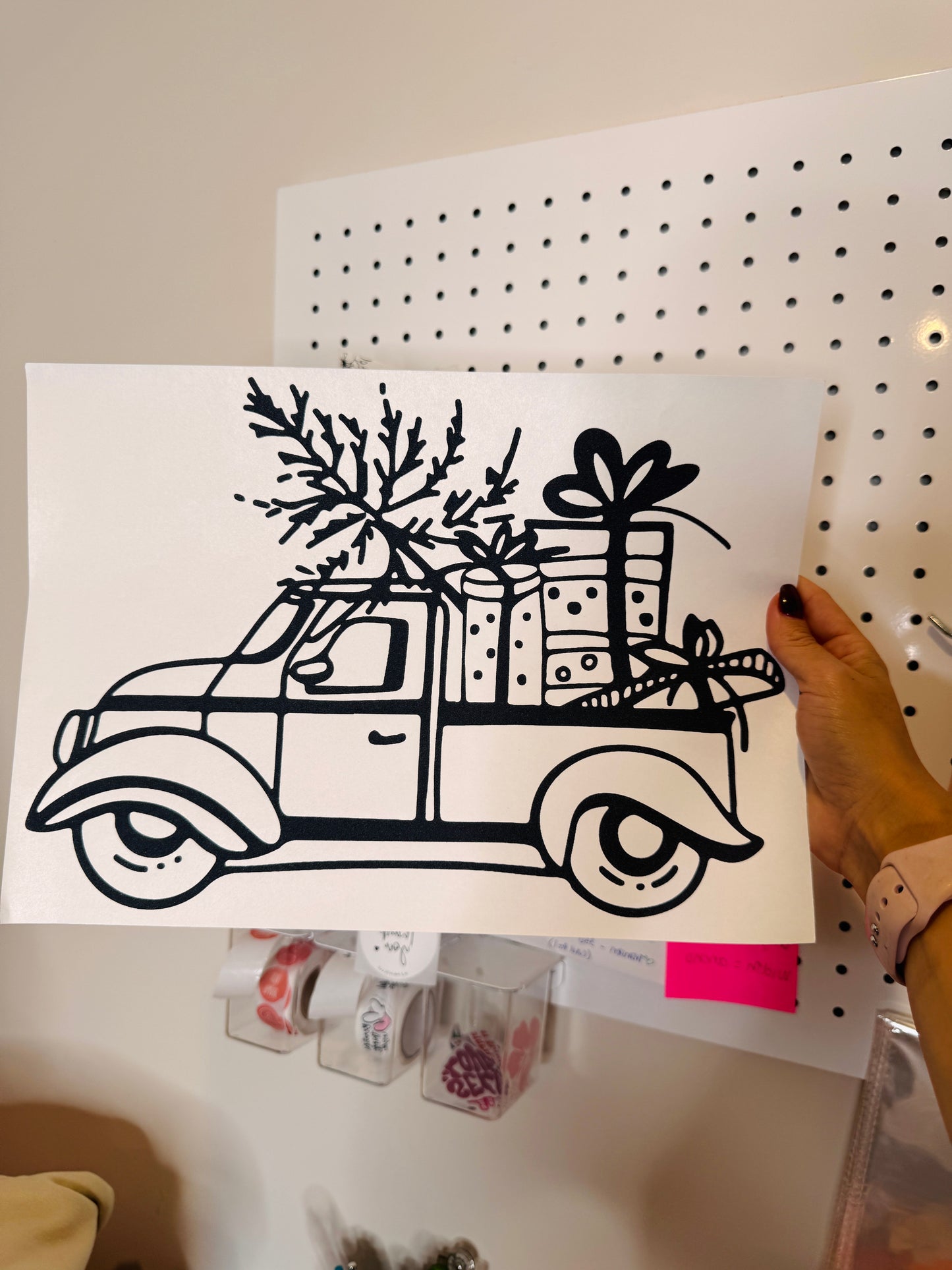 Christmas Truck - Single Color