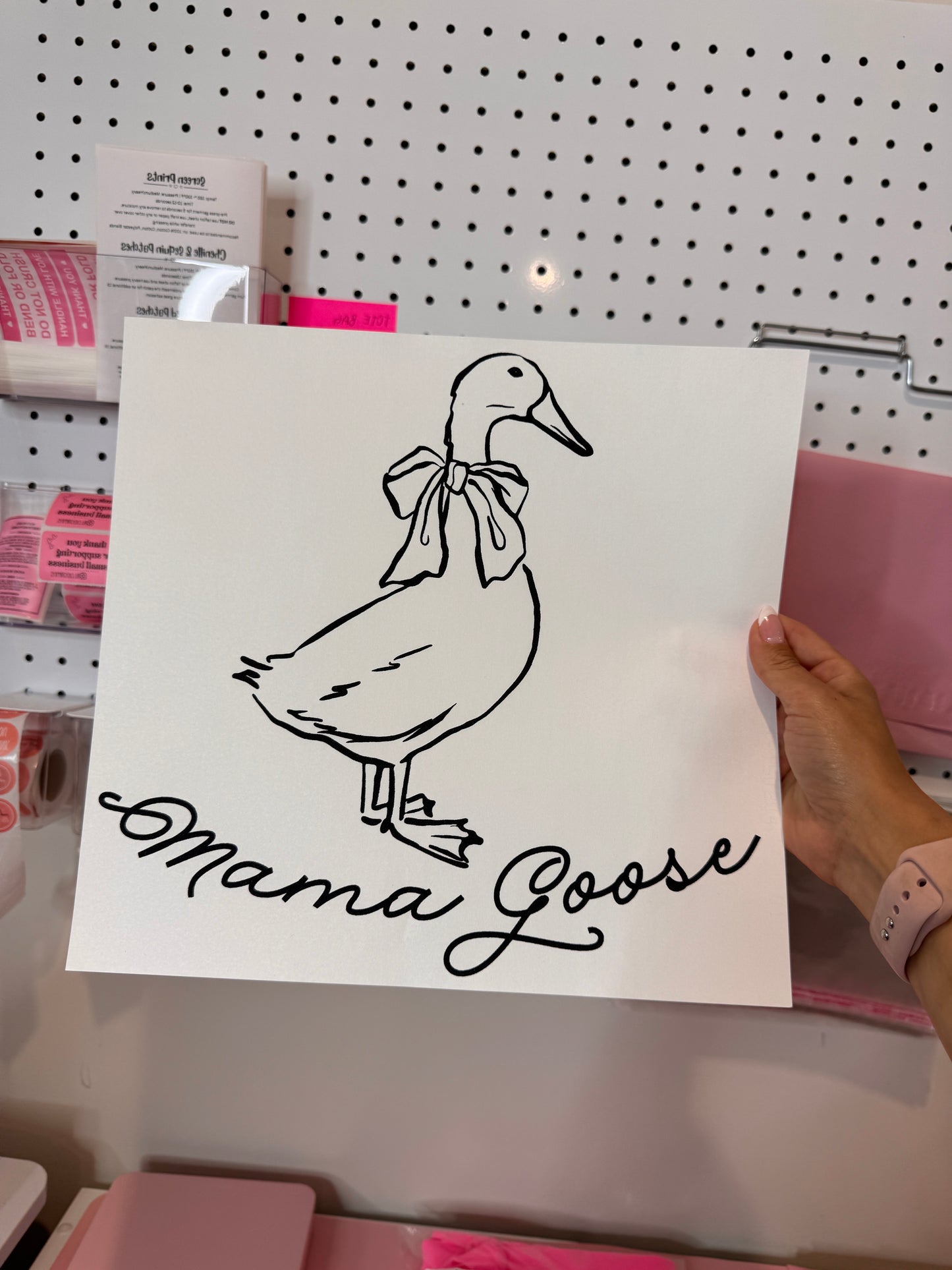 " Mama Goose " Screen Print