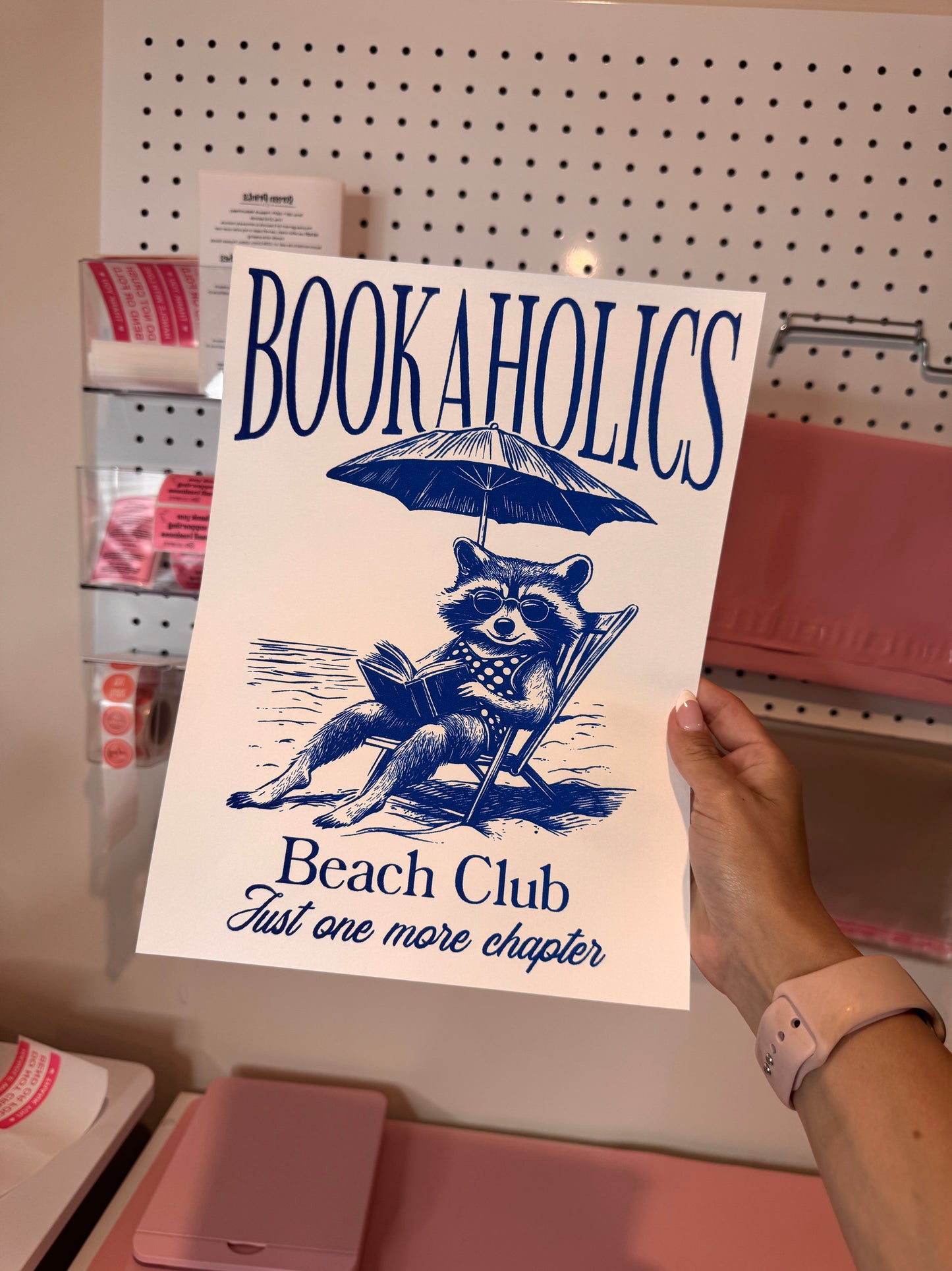 " Bookaholics " Screen Print