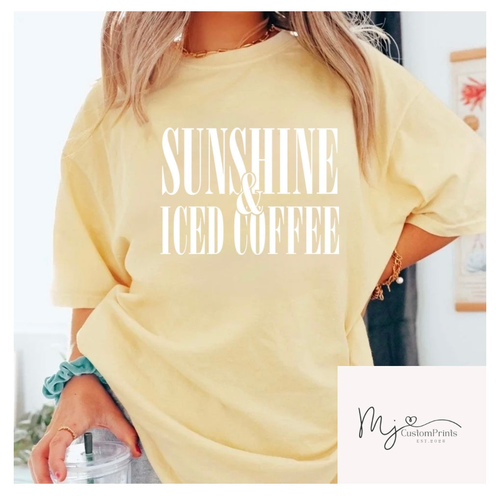 " Sunshine & Iced Coffee" DTF