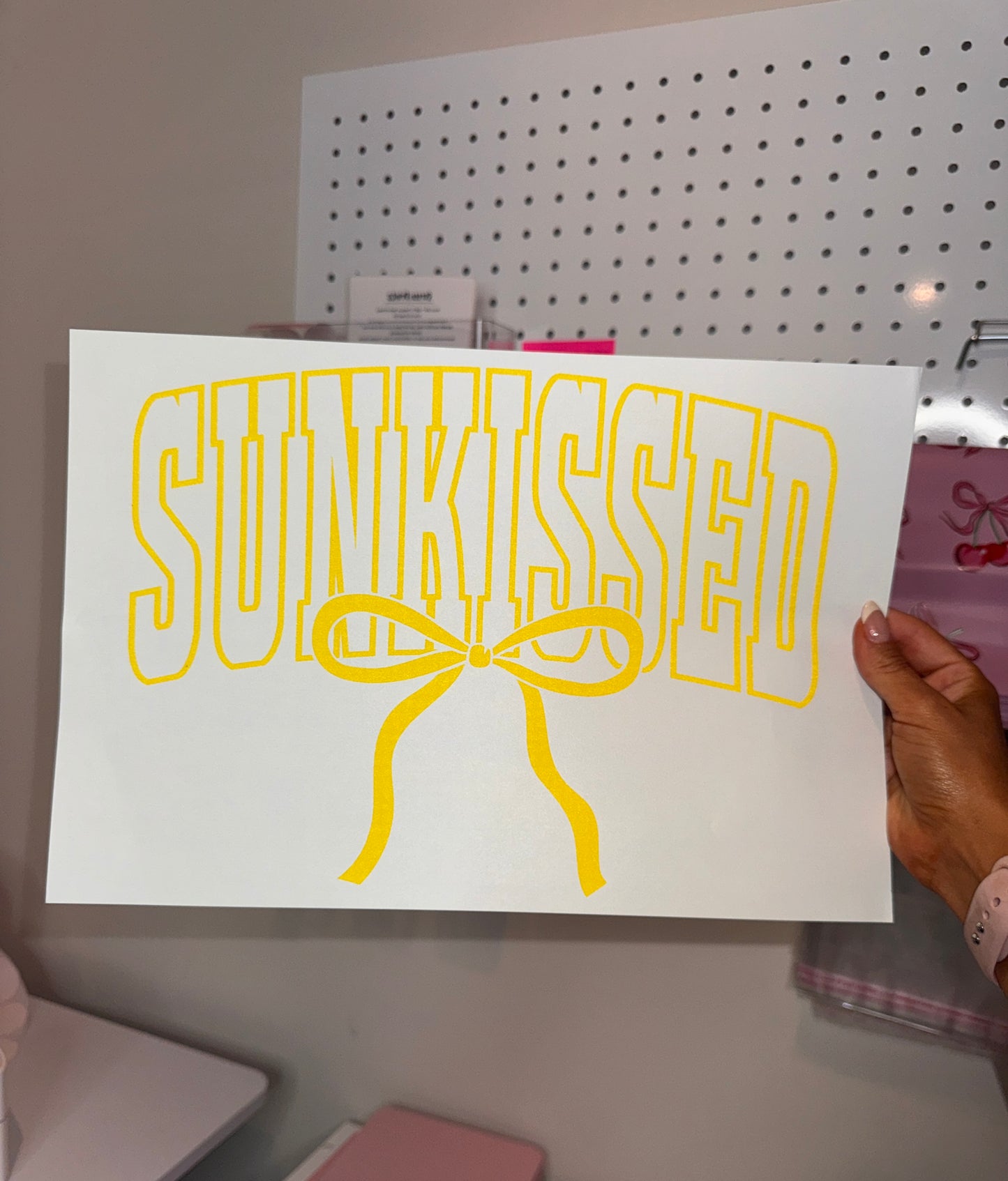 " Sunshine Bow " Screen Print
