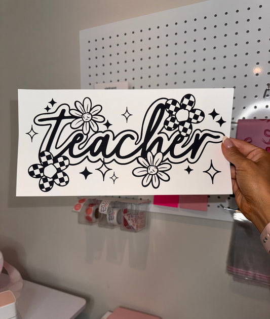 " Teacher " - Single Color