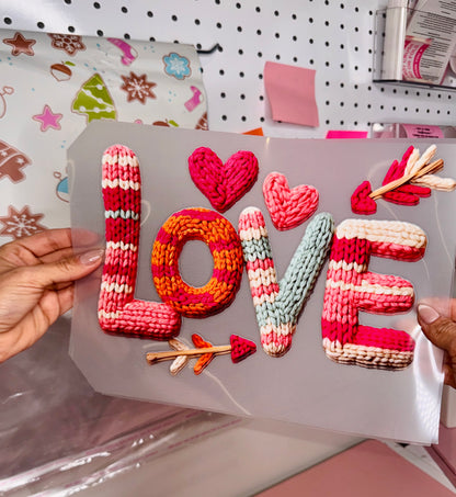 Fact Knit LOVE - Clear Film