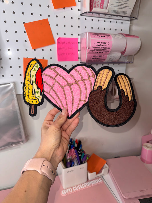 I Heart You - Embroidered Patch