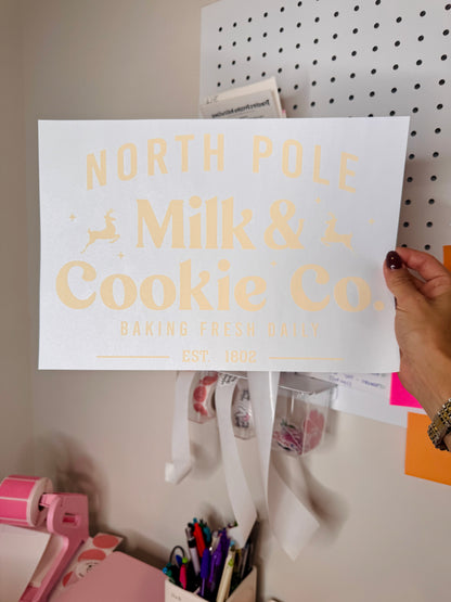 North Pole Milk & Cookie Co. - Single Color