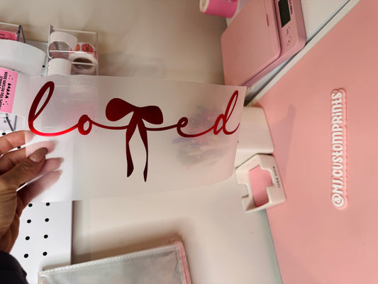 Metallic Vinyl Transfer