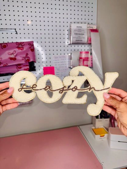 Cozy Season - Chenille Patch