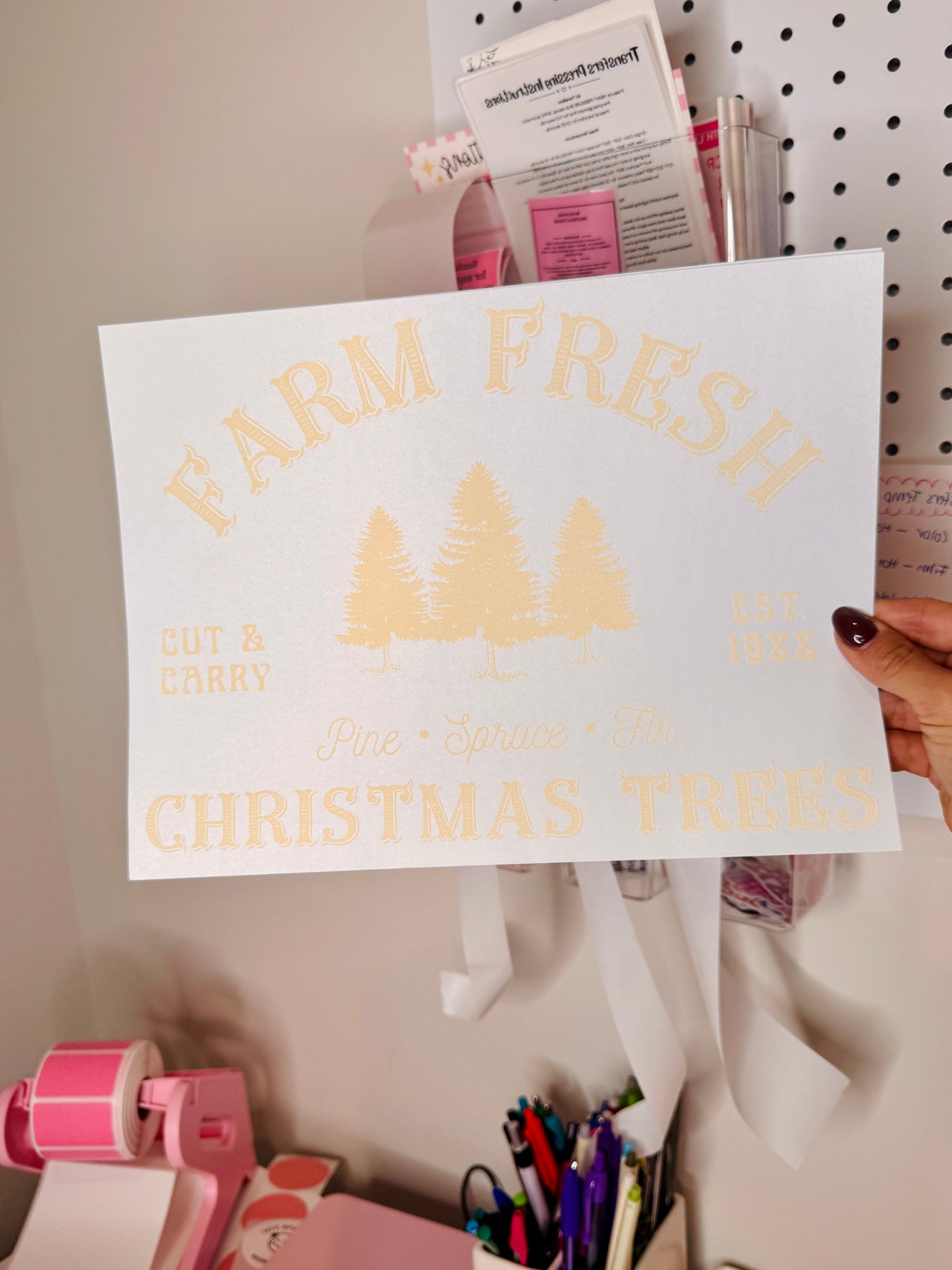 Farm Fresh Christmas Tree- Single Color