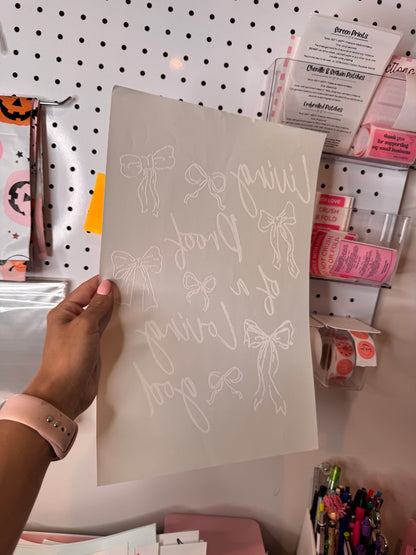 Living Proof of a Loving God - Single Color