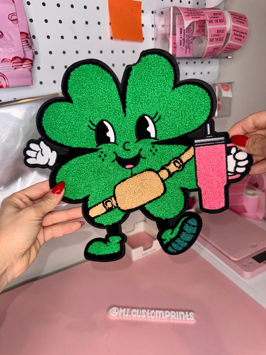 Shamrock Tumbler - Embroidered Patch