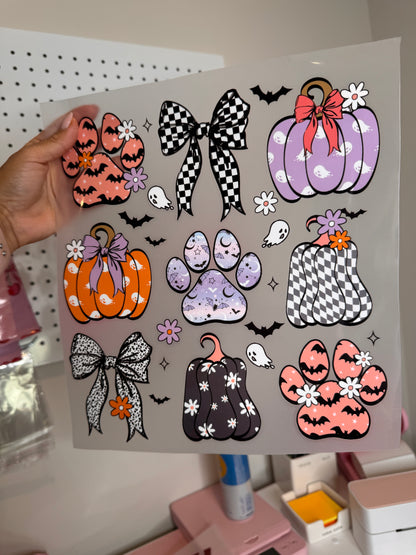 Pumpkins and Paws - Clear Film