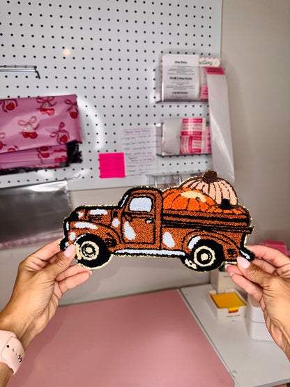 Pumpkin Truck - Embroidered Patch