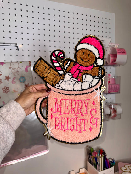 Merry & Bright - Chenille Patch