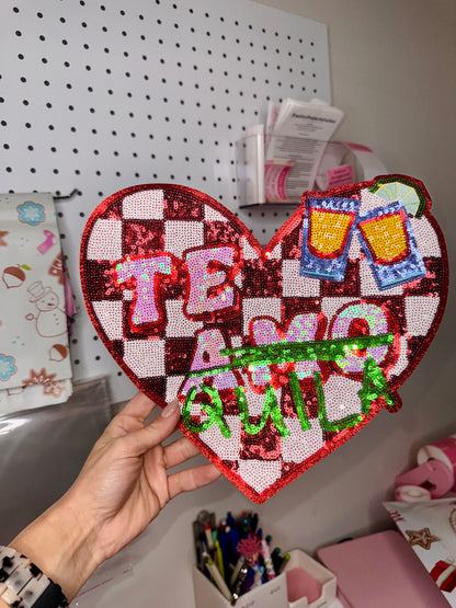 Te Amo/Quila - Sequin Patch
