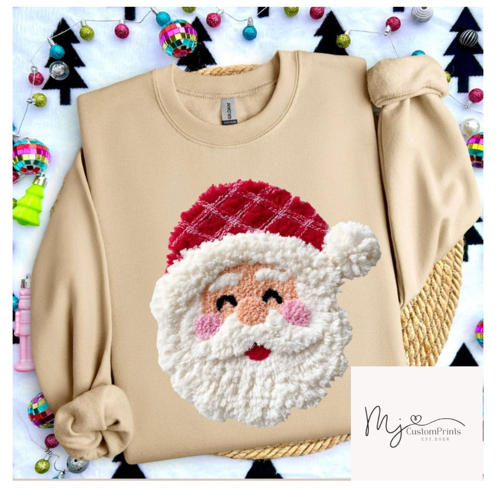 Santa Claus Faux Yarn - Clear Film