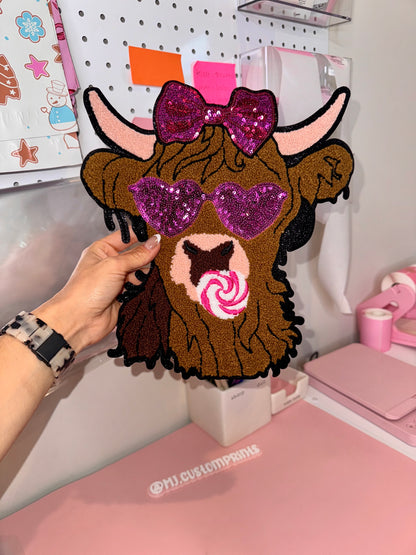 Coquette Cow - Chenille Patch