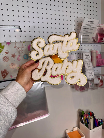 Santa Baby - Chenille Patch