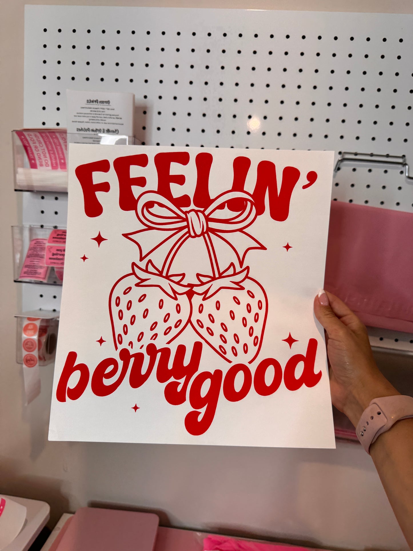 “Feeling’ Berry Good” Screen Print