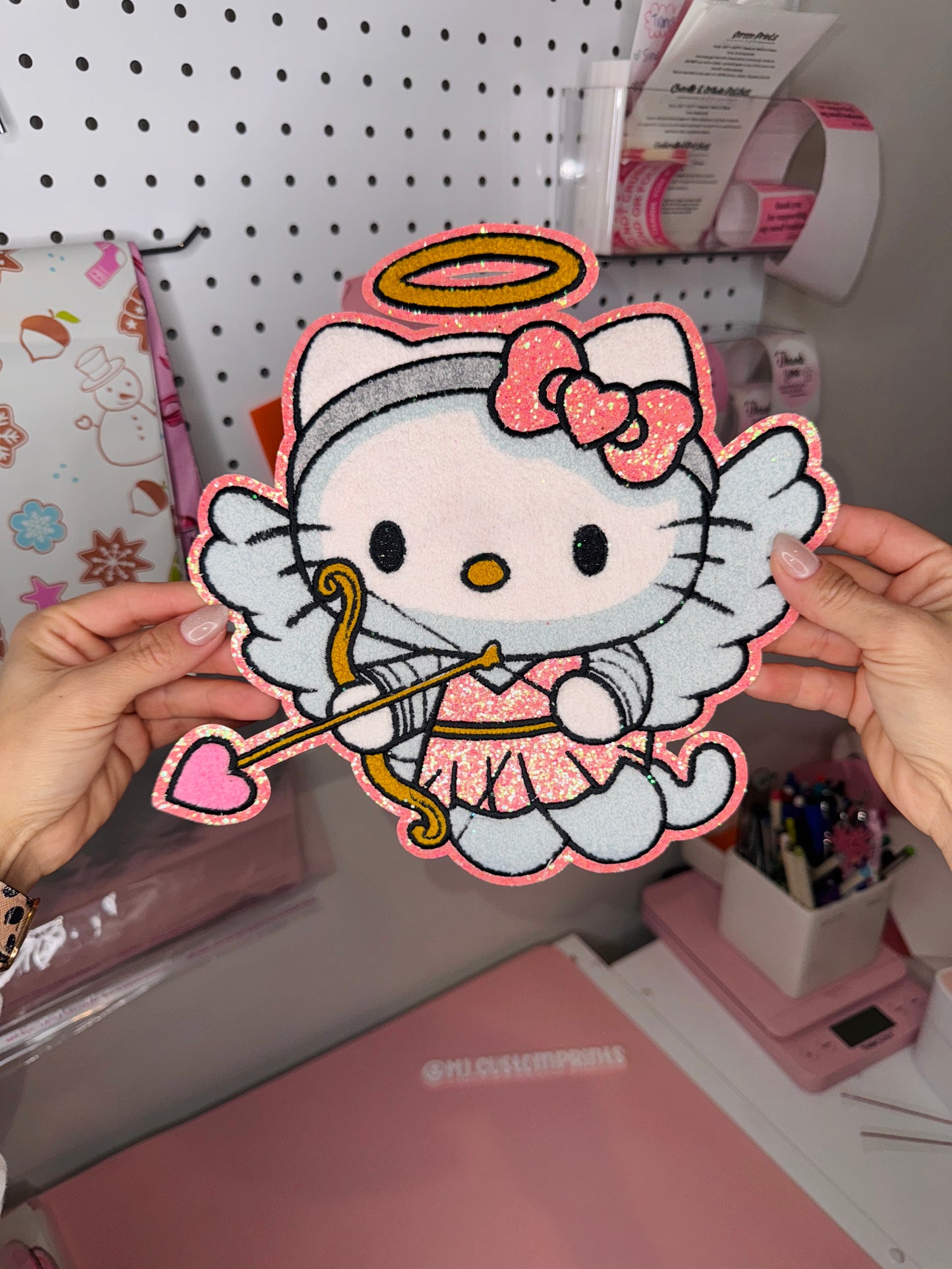 Hello Kitty Cupid -  Chenille Patch
