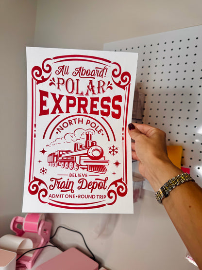 Polar Express- Single Color