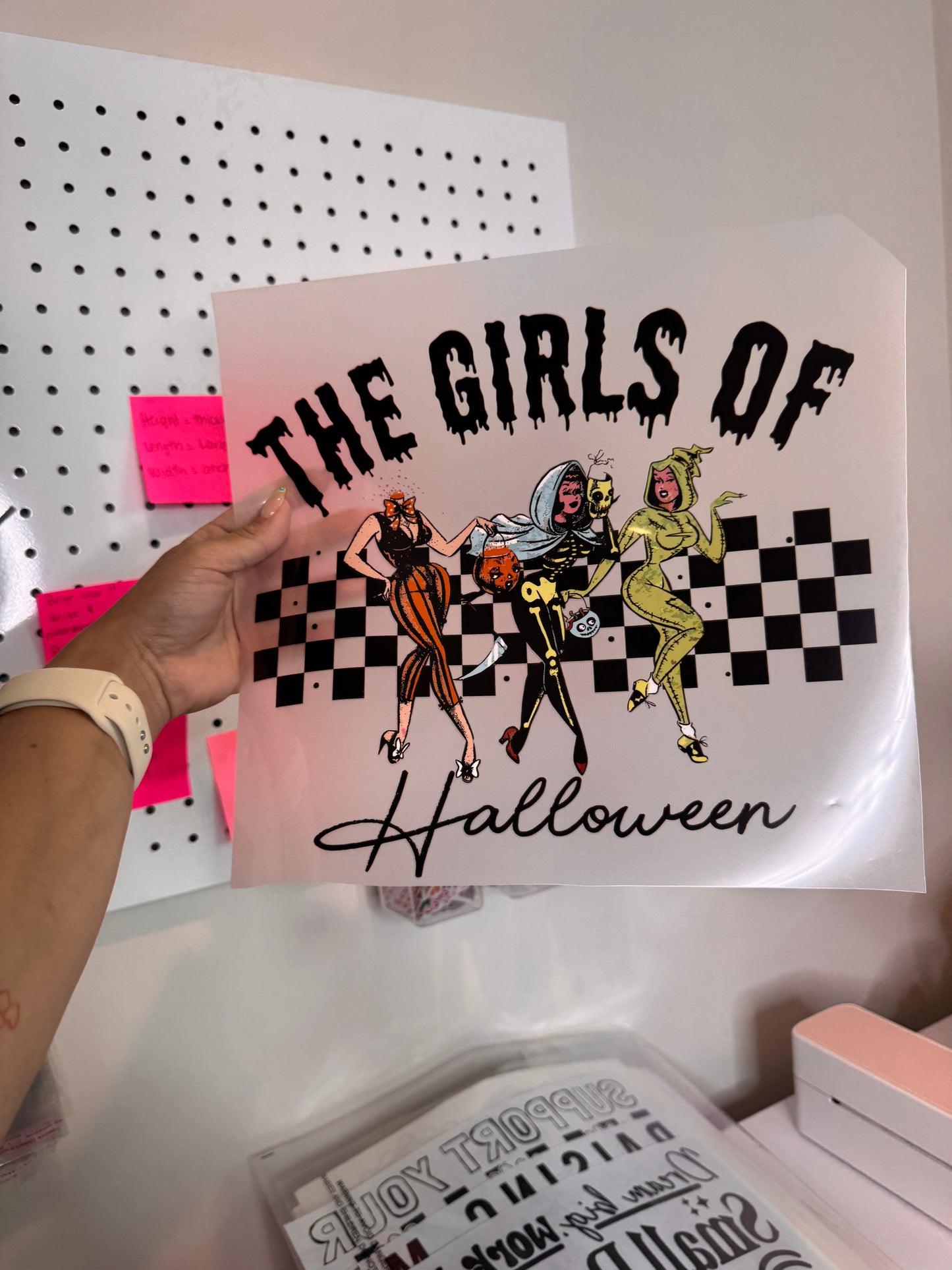 “The Girls of Halloween” - Clear Film