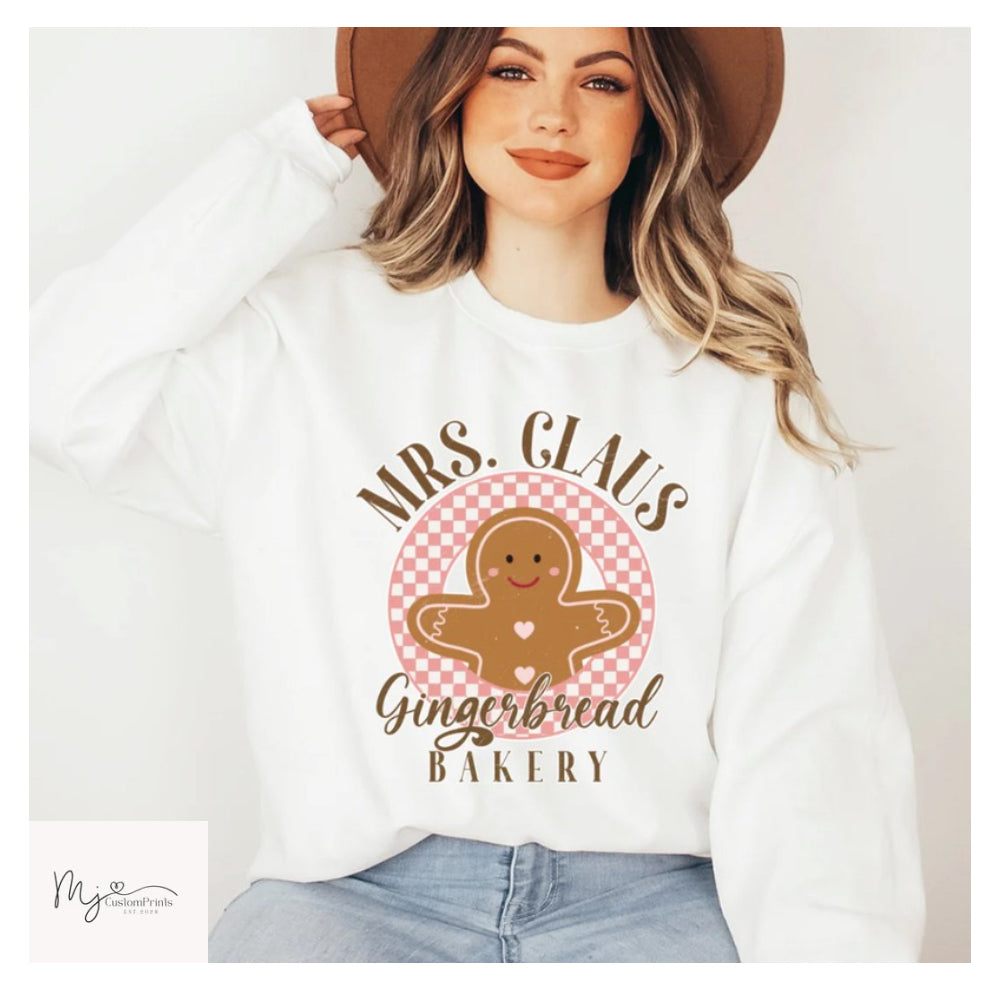 Mrs. Claus Gingerbread Bakery - Clear Film