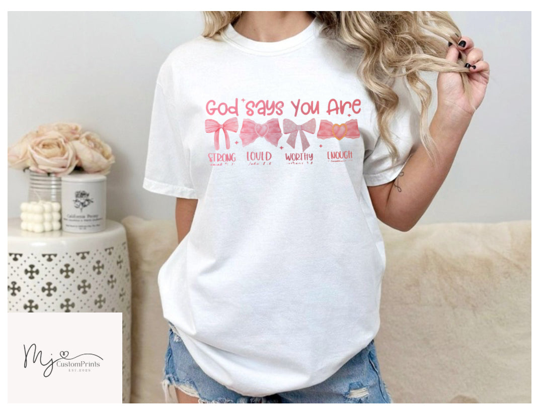 God says you are… - DTF