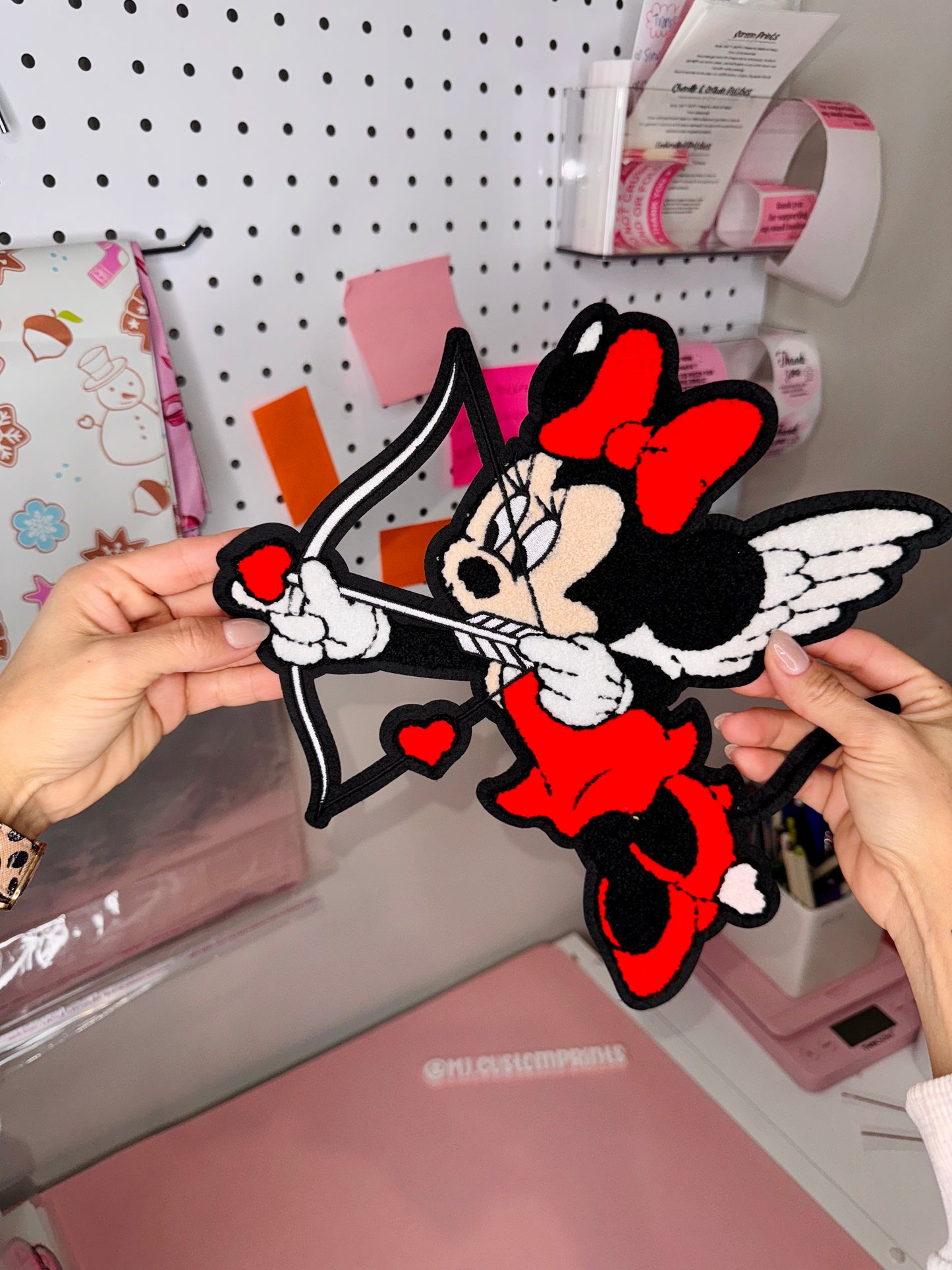 Minnie Cupid - Embroidered Patch