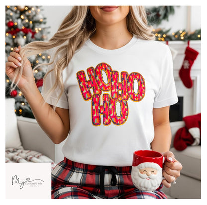 Ho Ho Ho Glitter - Clear Film