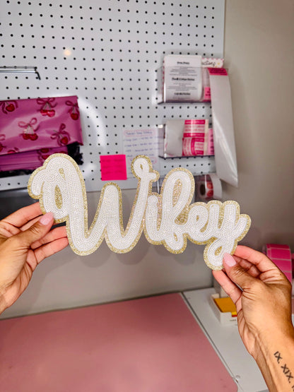 Wifey - Sequin Patch