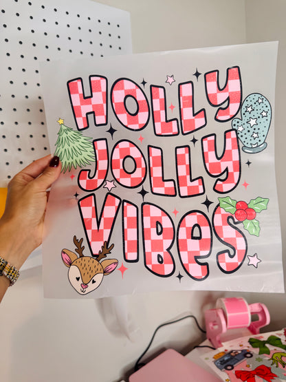 Holly Jolly Vibes - Clear Film