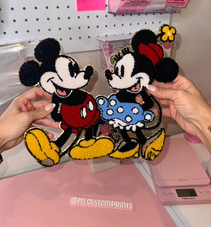 Mickey & Minnie - Embroidered Patch