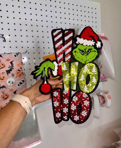Ho Ho Ho - Sequin Patch