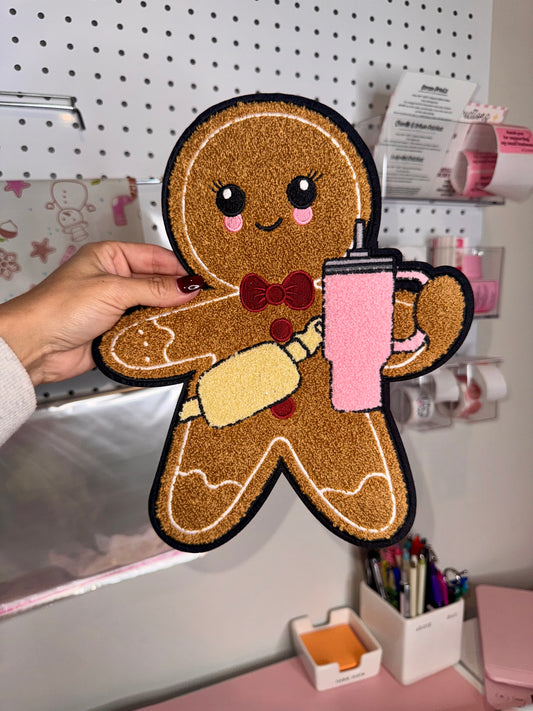 Ginger Cookie - Embroidered Patch