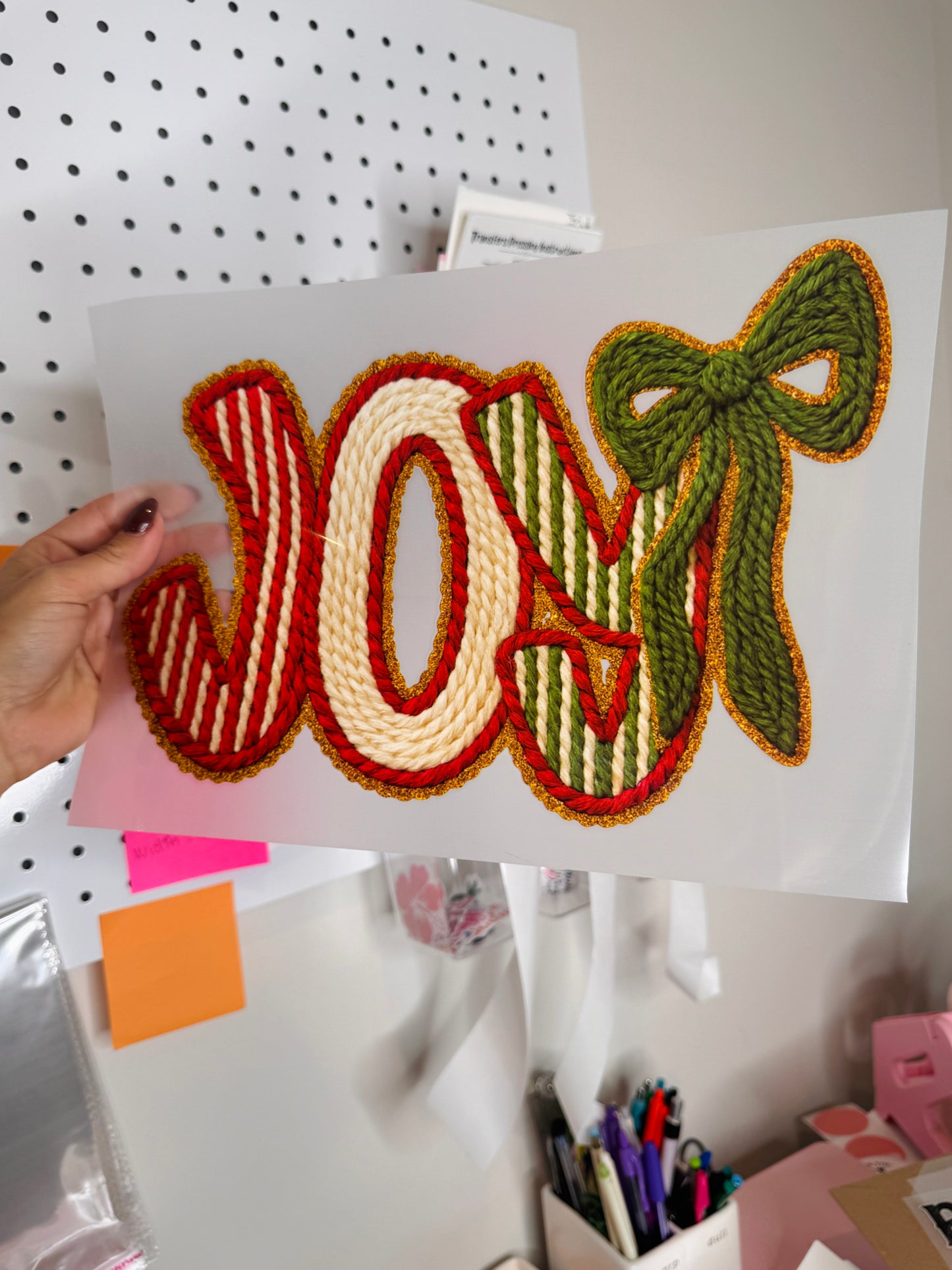 Joy Faux Knit - Clear Film