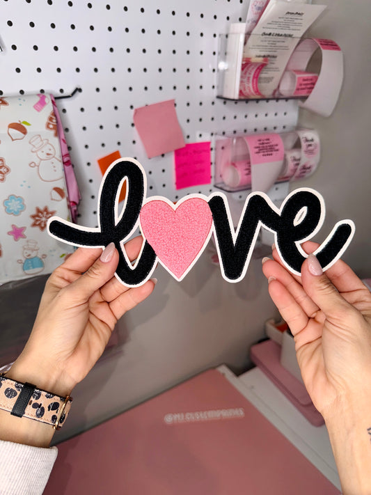 LOVE - Chenille Patch