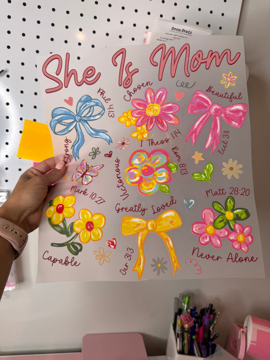 She is mom - Clear Film