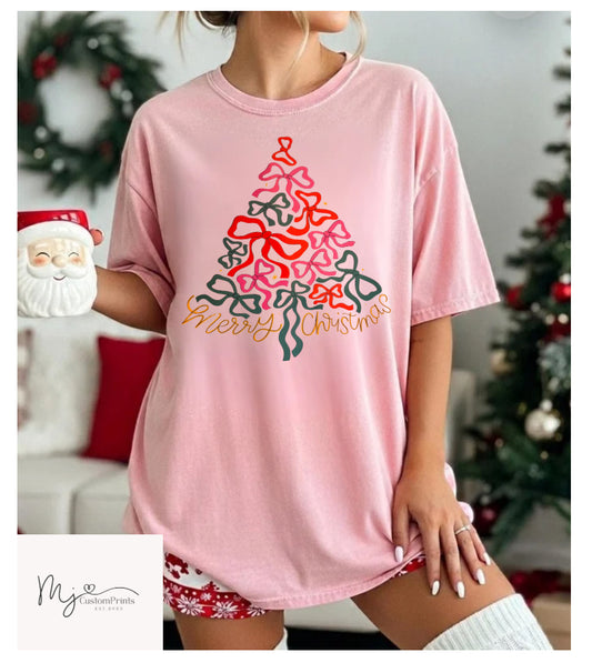 Christmas Bow Tree - Clear Film