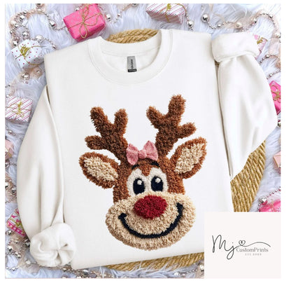 Reindeer Faux Yarn - Clear Film