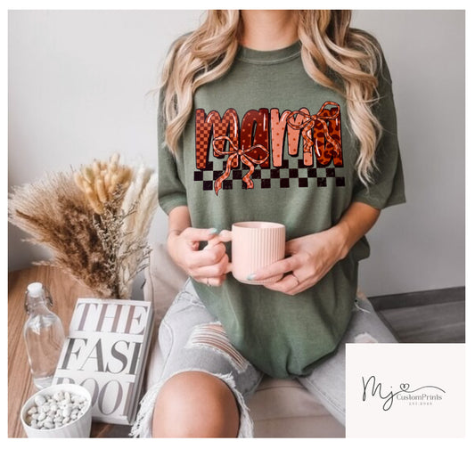 Mama Brown Checkered - Clear Film