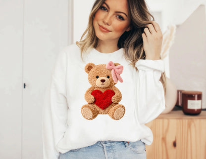 Faux Knit Teddy - Clear Film