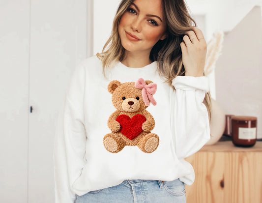 Faux Knit Teddy - Clear Film