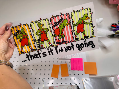 That’s it I’m not going - Clear Film