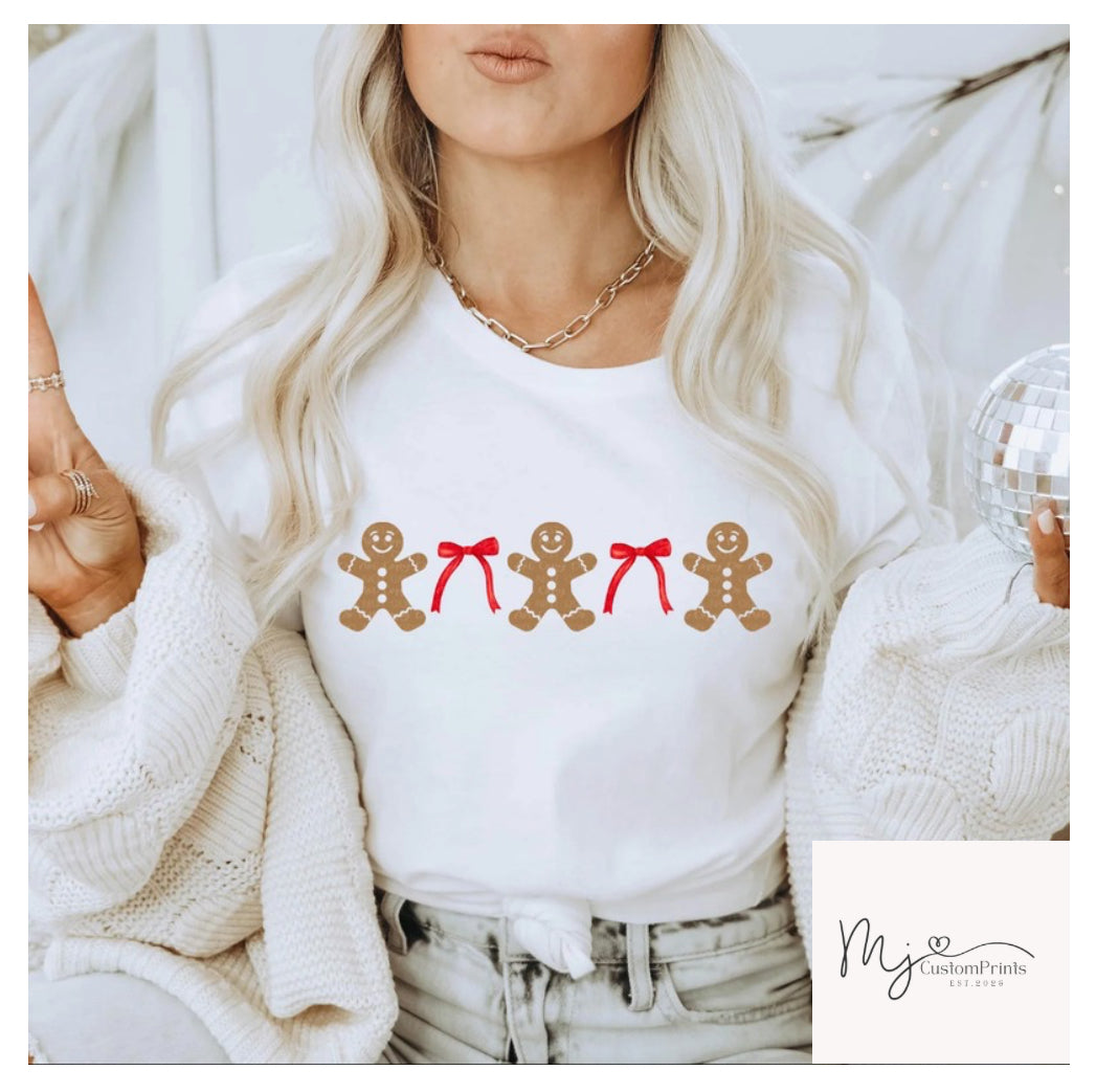 Bows & Gingerbread Cookies - Clear Film