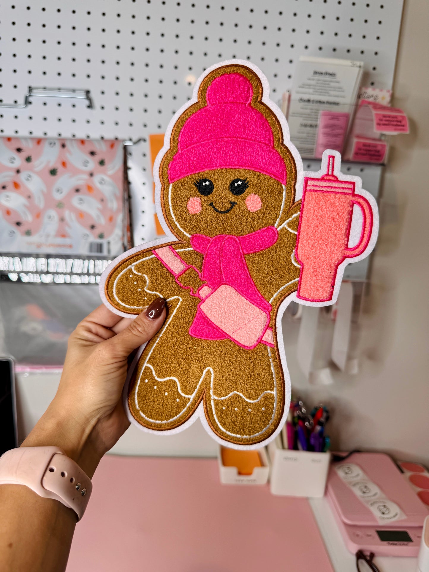 Ginger Cookie bougie - Embroidered Patch