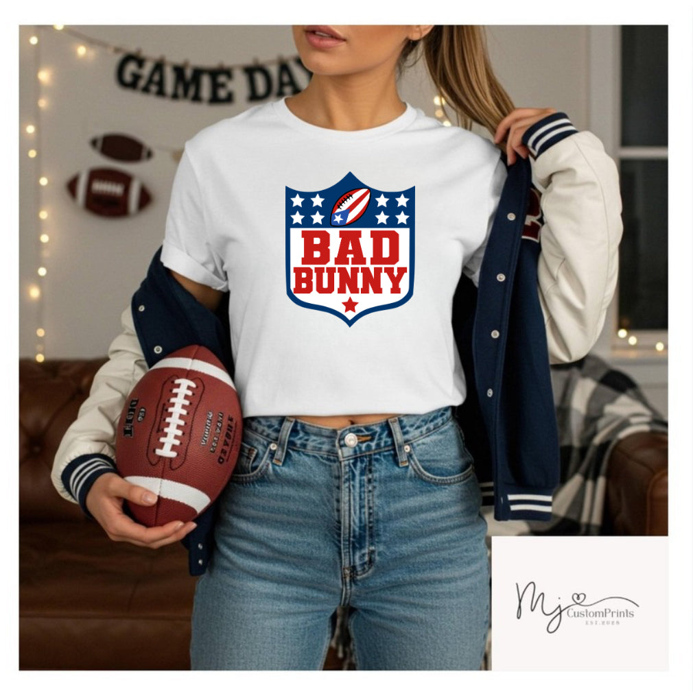 Bad Bunny PR Football T-shirt