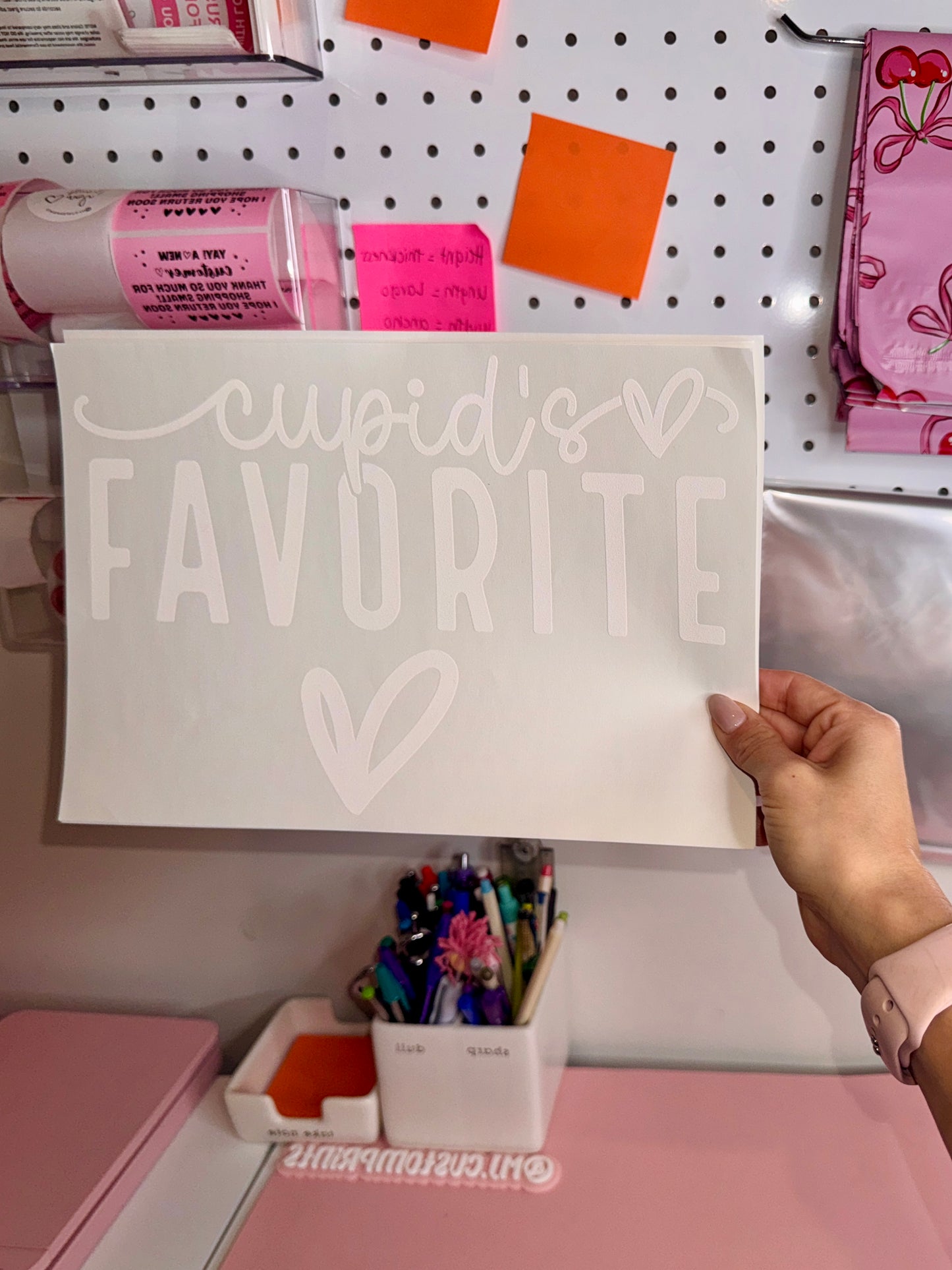 Cupids Favorite w/ heart - Single Color