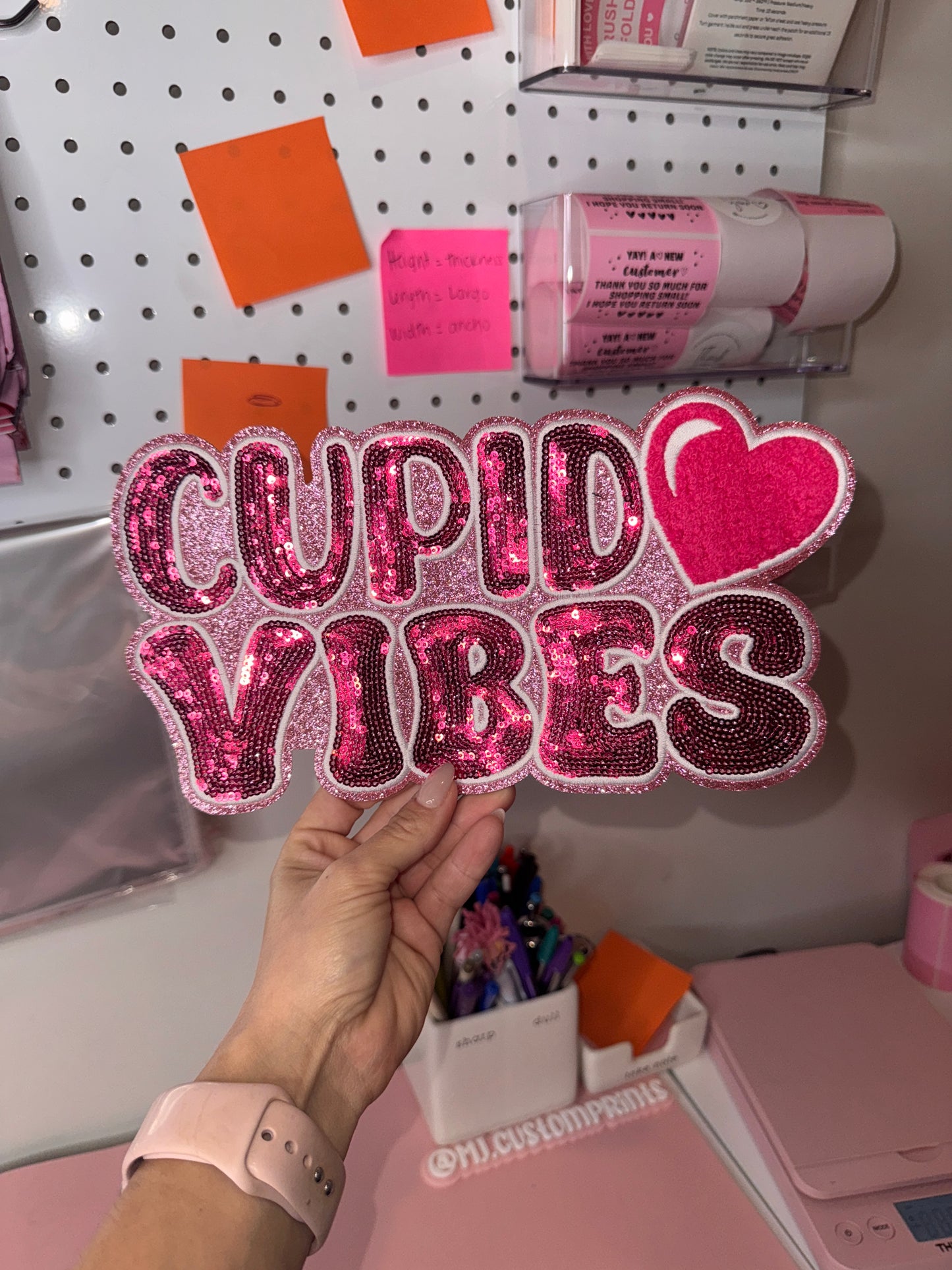 Cupid Vibes - Sequin Patch